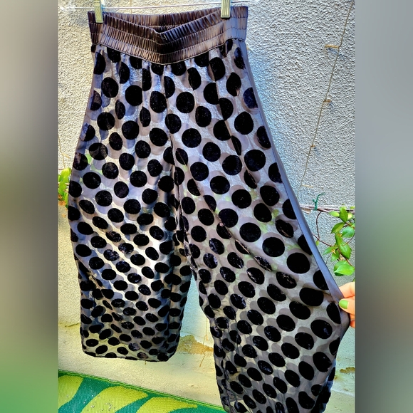 Victoria's Secret Velvet Dots Lounge Pants - Picture 1 of 4